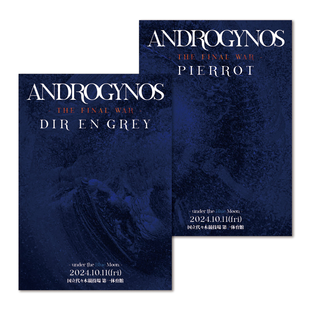 ANDROGYNOSパンフレット2冊セットDIR EN GREY PIERROT ANDROGYNOS