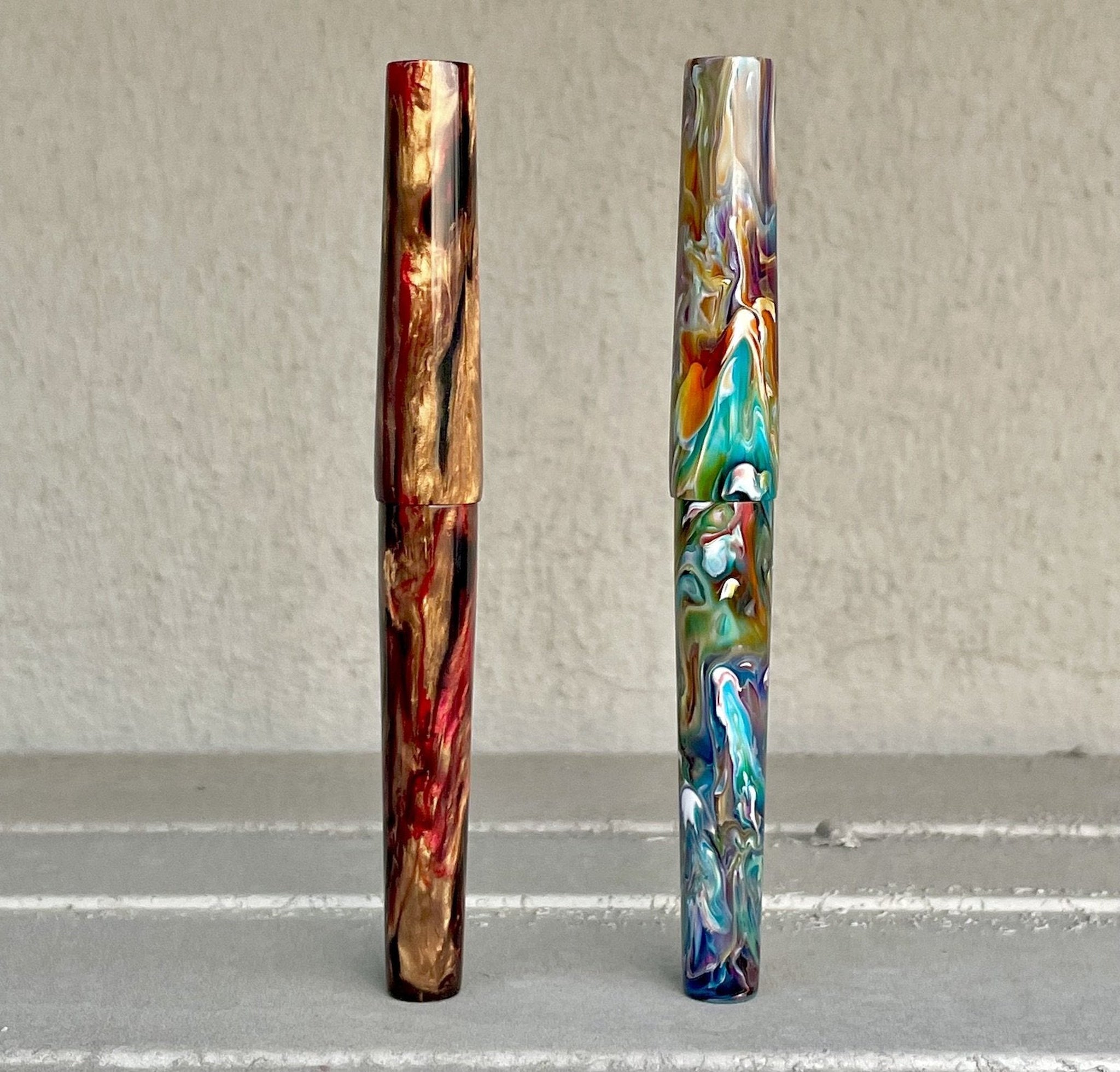 Studyo Agackakan x Galen - Fountain Pen - Golden Rule - Galen Leather