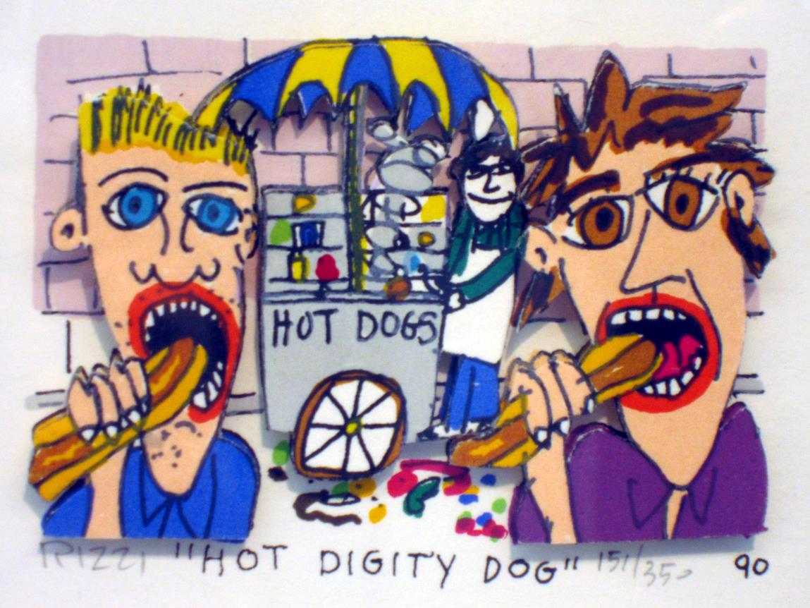 HOT DIGITY DOG JAMES RIZZI. 3Dアート HOT DIGITY DOG JAMES RIZZI