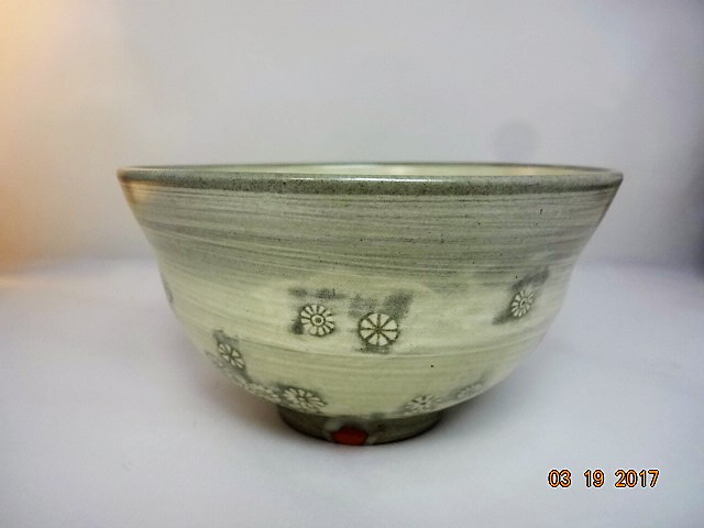 茶道具・韓国陶磁器・茶碗・三島茶碗・申 相浩作 茶道具・古道具・古