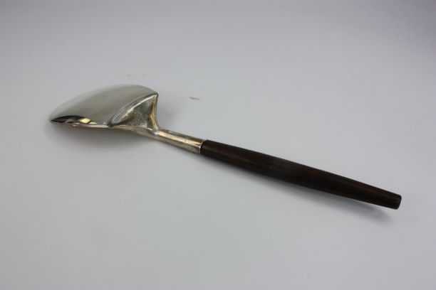 茶道具・古道具・南鐐・炭点前・炉用・灰匙・南鐐炉用灰匙・木村 清雲