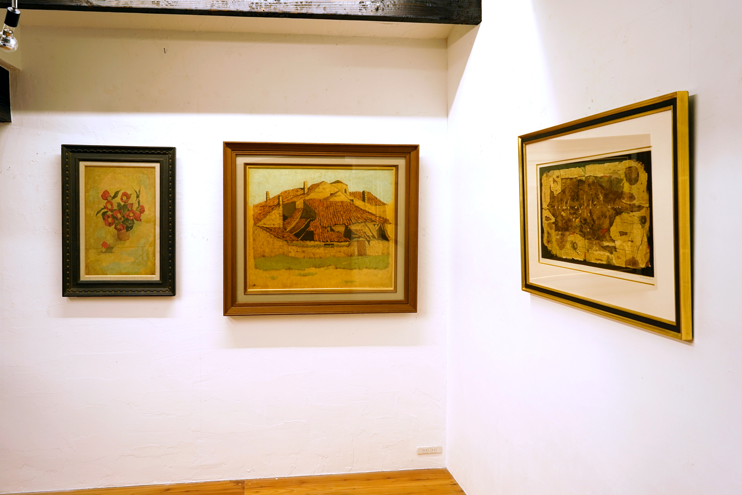 真作】絵画 利之銘 日本画10号 牛車 逸品 S132 【公式通販】