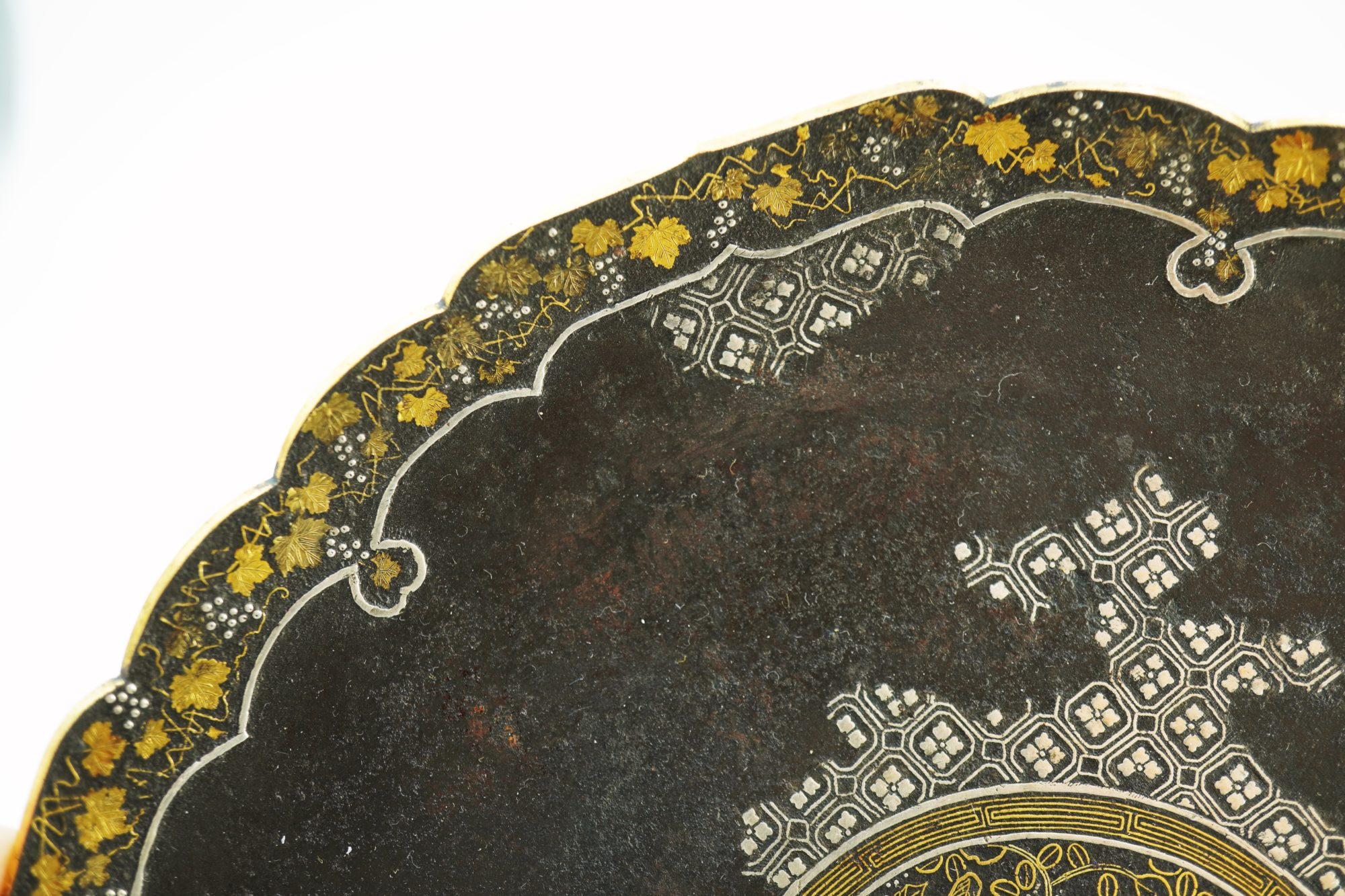 明治期金象嵌がま口 検索:駒井