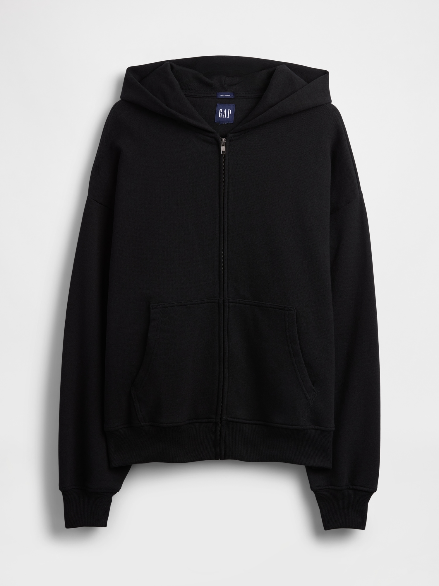 Heavyweight Oversized Zip Hoodie | Gap