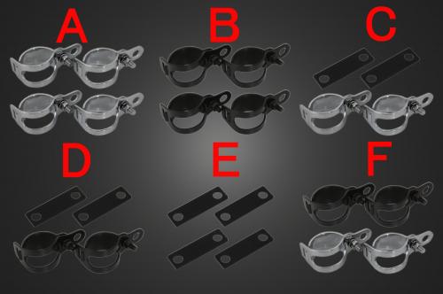 有限会社ガレージT&F / 超小型砲弾ウィンカー(LED)ブラック ダーク