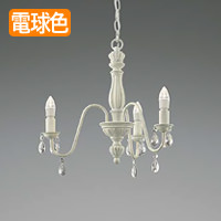 Shabby 4灯シャンデリア | 160W相当｜照明のライティングファクトリー