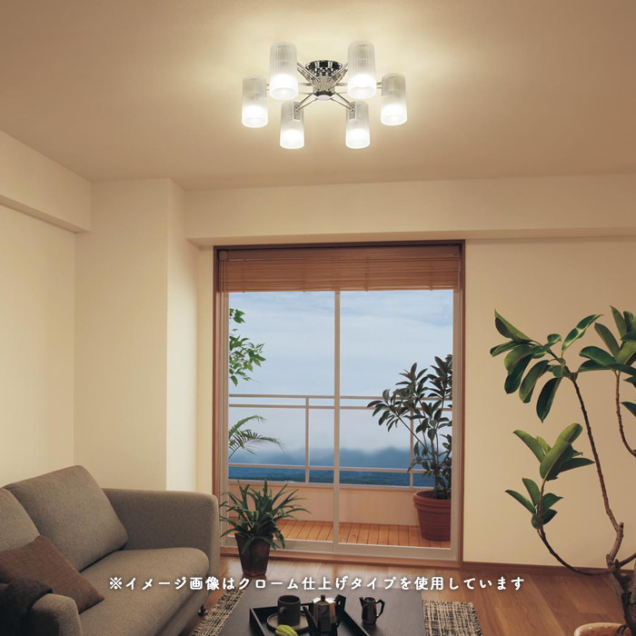 ベーシックシャンデリア 6灯・クローム仕上 | 6畳対応｜照明の