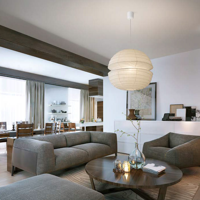 SYOKU-L Φ550 ペンダントライト｜美濃和紙｜照明のライティング