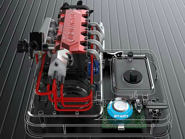 ラジコン ROSS 120 2サイクル4気筒エンジン ラジコン ROSS 120 2