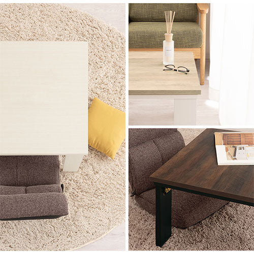 掛け布団付き折れ脚こたつ 68×68cm テーブル こたつ おしゃれ ぼん家具