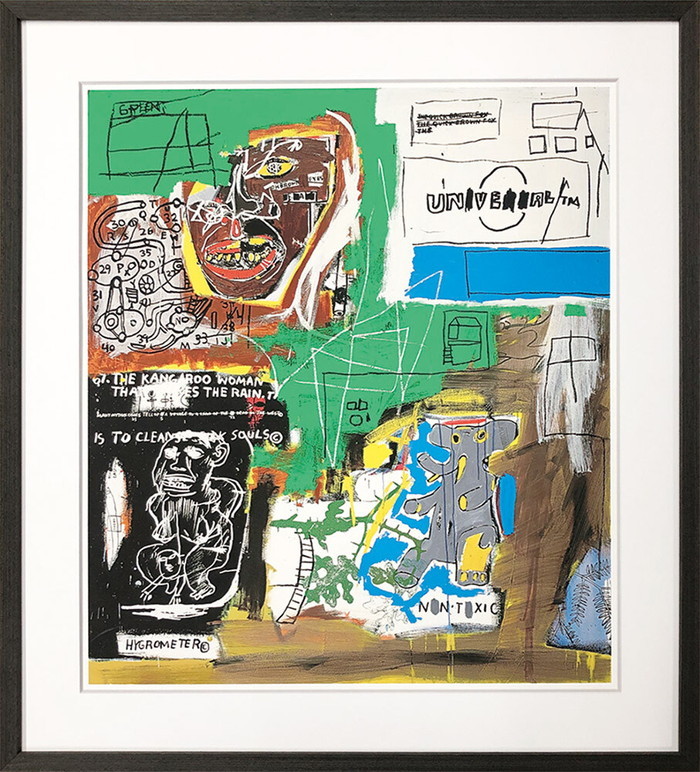 バスキア JEAN-MICHEL BASQUIAT 油絵 1