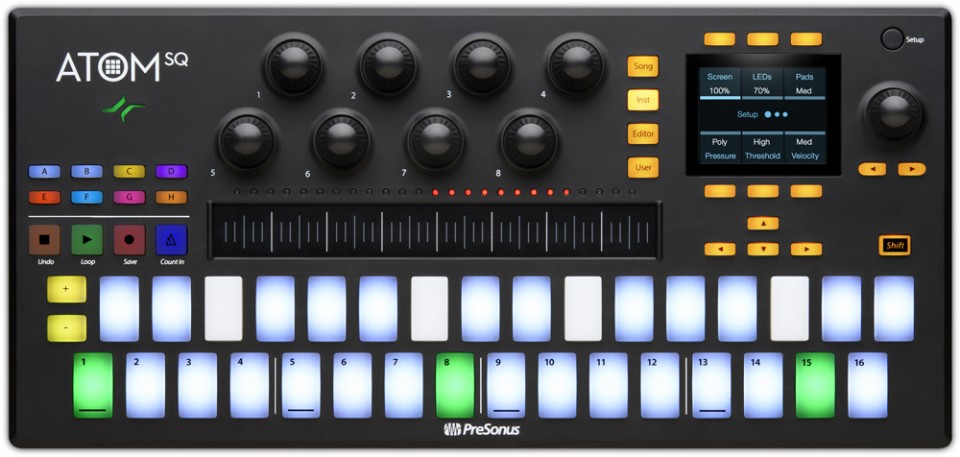 PreSonus ATOM SQ Production Pad Controller