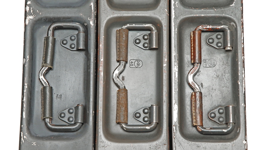 ドイツ軍/初期型 弾薬庫【実物】 WW2 ドイツ軍 実物 初期 アルミ製 弾薬箱