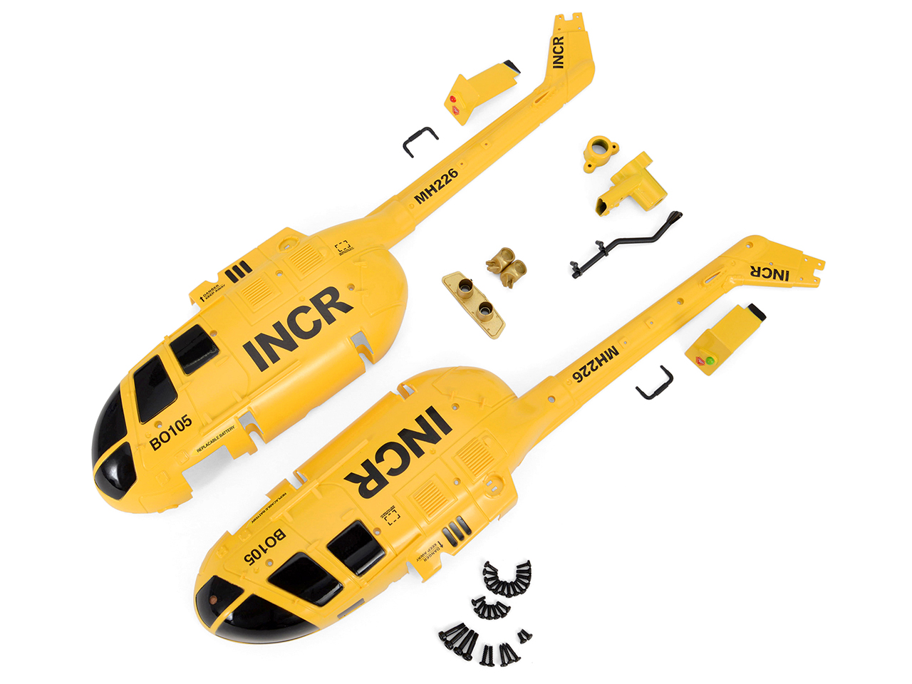 パーツリスト | 1/48スケールRC電動ヘリコプター Bo105 INCR | G-FORCE