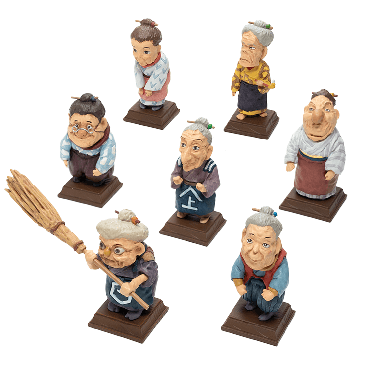 三鷹の森ジブリ美術館 限定 君たちはどう生きるか 婆々 7人組 宮崎駿