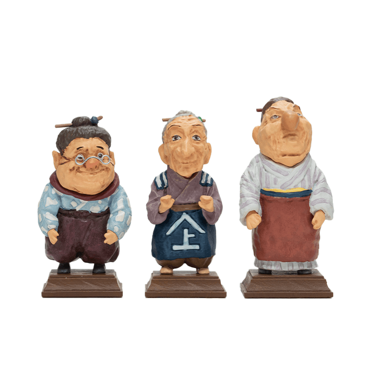 新品】ジブリ美術館限定 君たちはどう生きるか フィギュア 七人の婆々 サギ