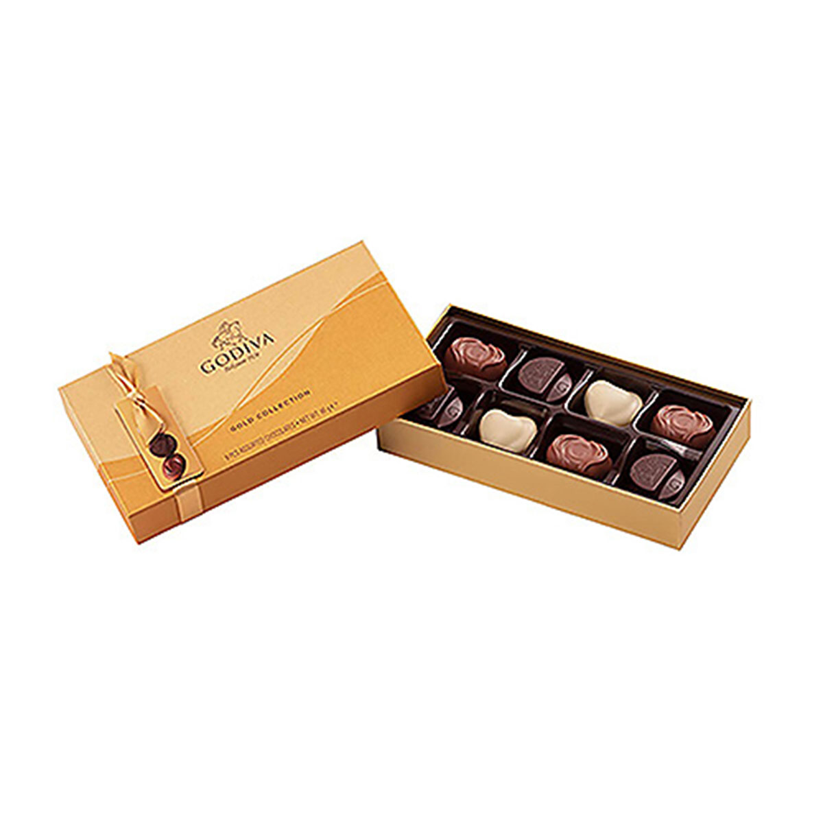 Luxury Fruit Hamper & Godiva Gold Gift Box - Delivery in