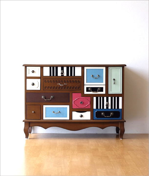 アンティーク パルナサス チェスト キャビネット 木製 タンス ギギ