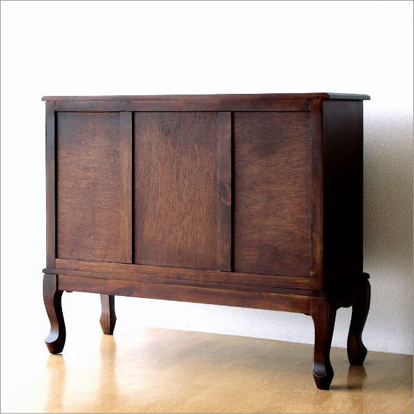 アンティーク 家具 リビングボード チェスト 収納家具 猫脚 完成品