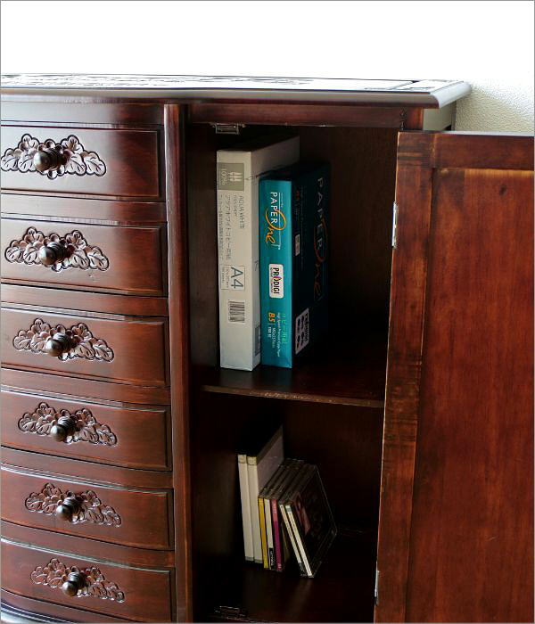 アンティーク 家具 キャビネット サイドボード 電話台 リビングボード