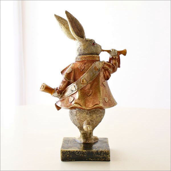 ウサギ うさぎ 置物 かわいい アンティーク 雑貨 インテリアオブジェ