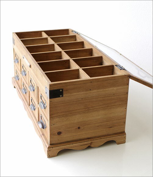 コレクションボックス 木製 おしゃれ ナチュラル アンティーク