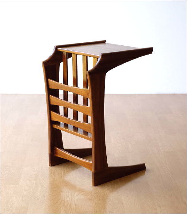 ✨極美品✨ 起立木工 木製ラック サイドテーブル サイドラック 電話台