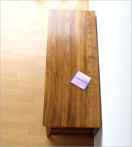 テレビ台 チーク 無垢材 幅114 奥行45 チークローボード114 [wat6885