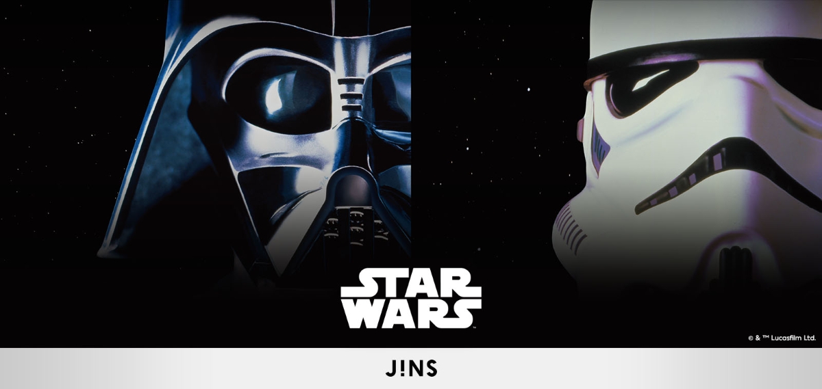 JINS（ジンズ）からスター・ウォーズの世界観やキャラクターをイメージ