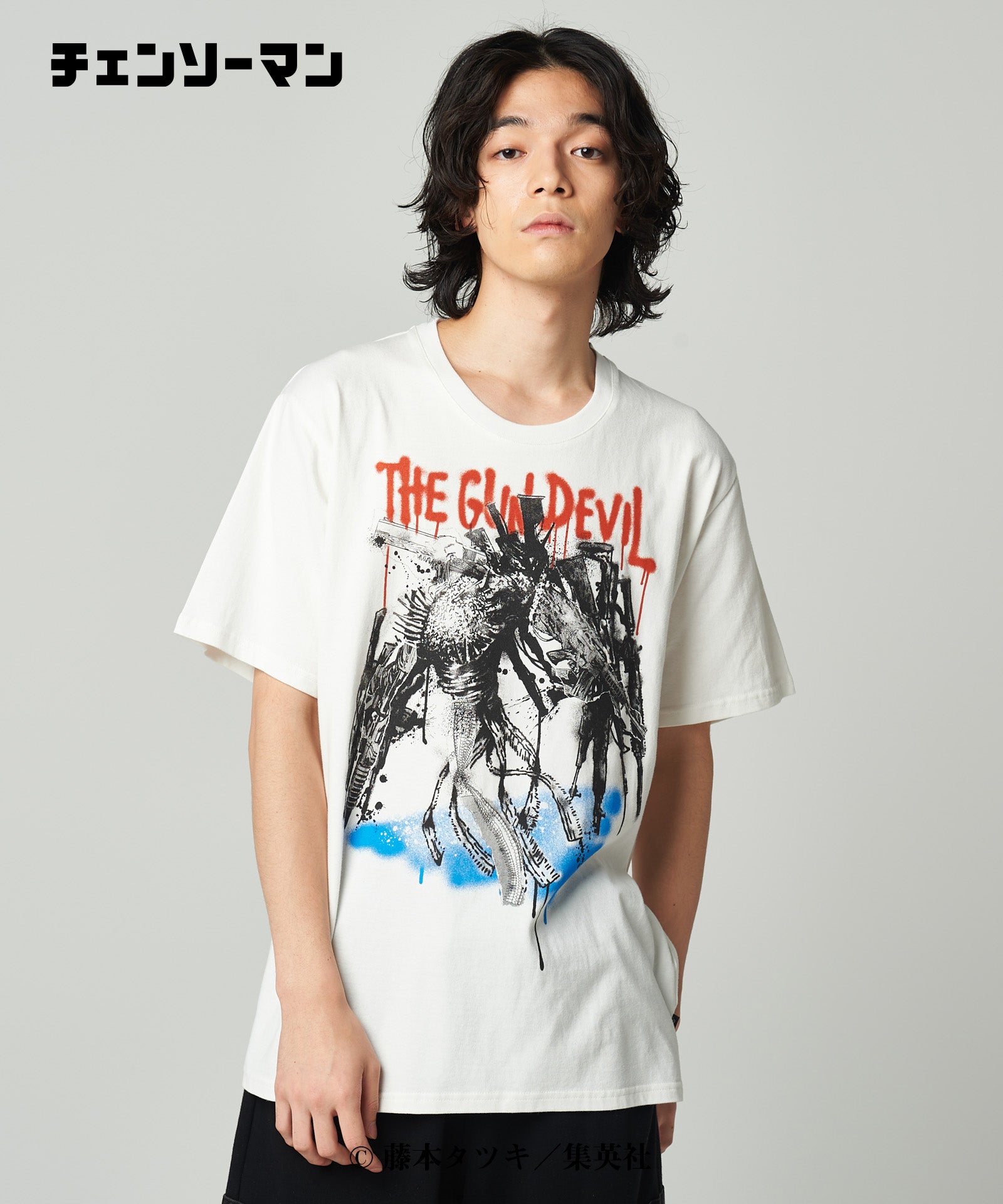 グラウンド ワイ x チェンソー マン フォックス デビル アイズ Tシャツ