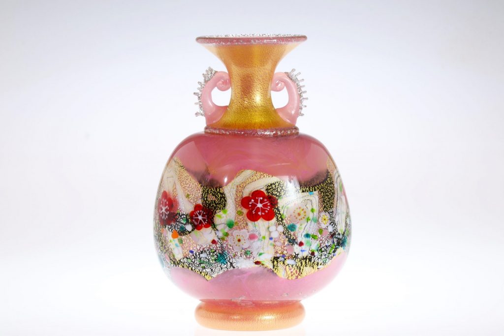 グラスアートクロキ 黒木国昭 マリンブルーボウル グラスアートクロキ