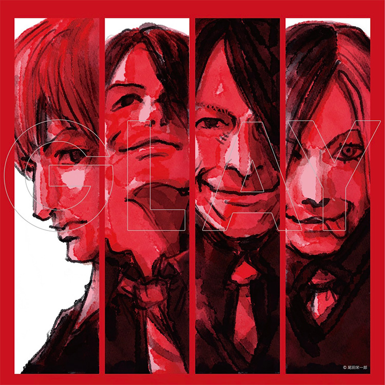 GLAY 30周年記念イラストキャラファインアート グッズ 尾田栄一郎 GLAY