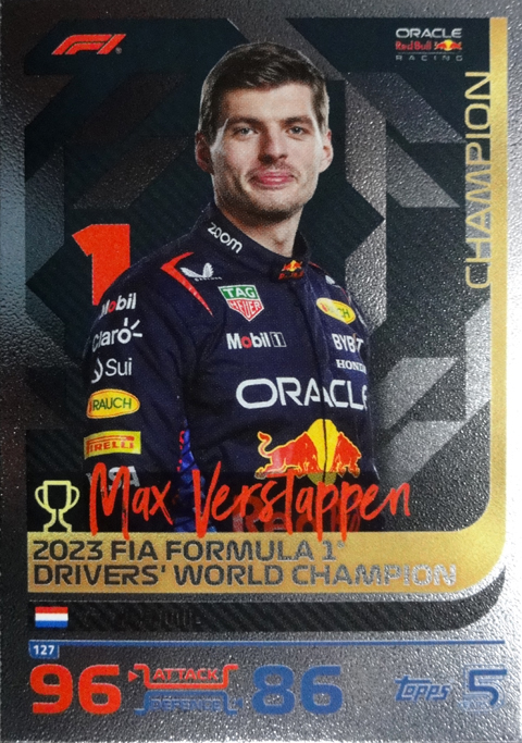 2021 M．フェルスタッペン ＆ S．ペレス レッドブル・ホンダ TOPPS