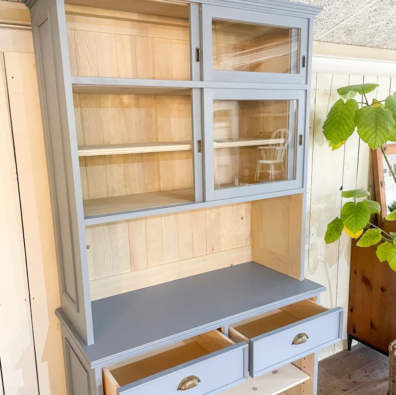 フランスアンティーク調カップボード（食器棚）のオーダーメイド@大阪