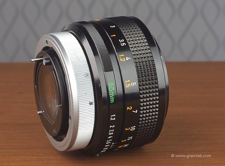 Canon FD 55mm f/1.2 S.S.C. Aspherical - Grainlab
