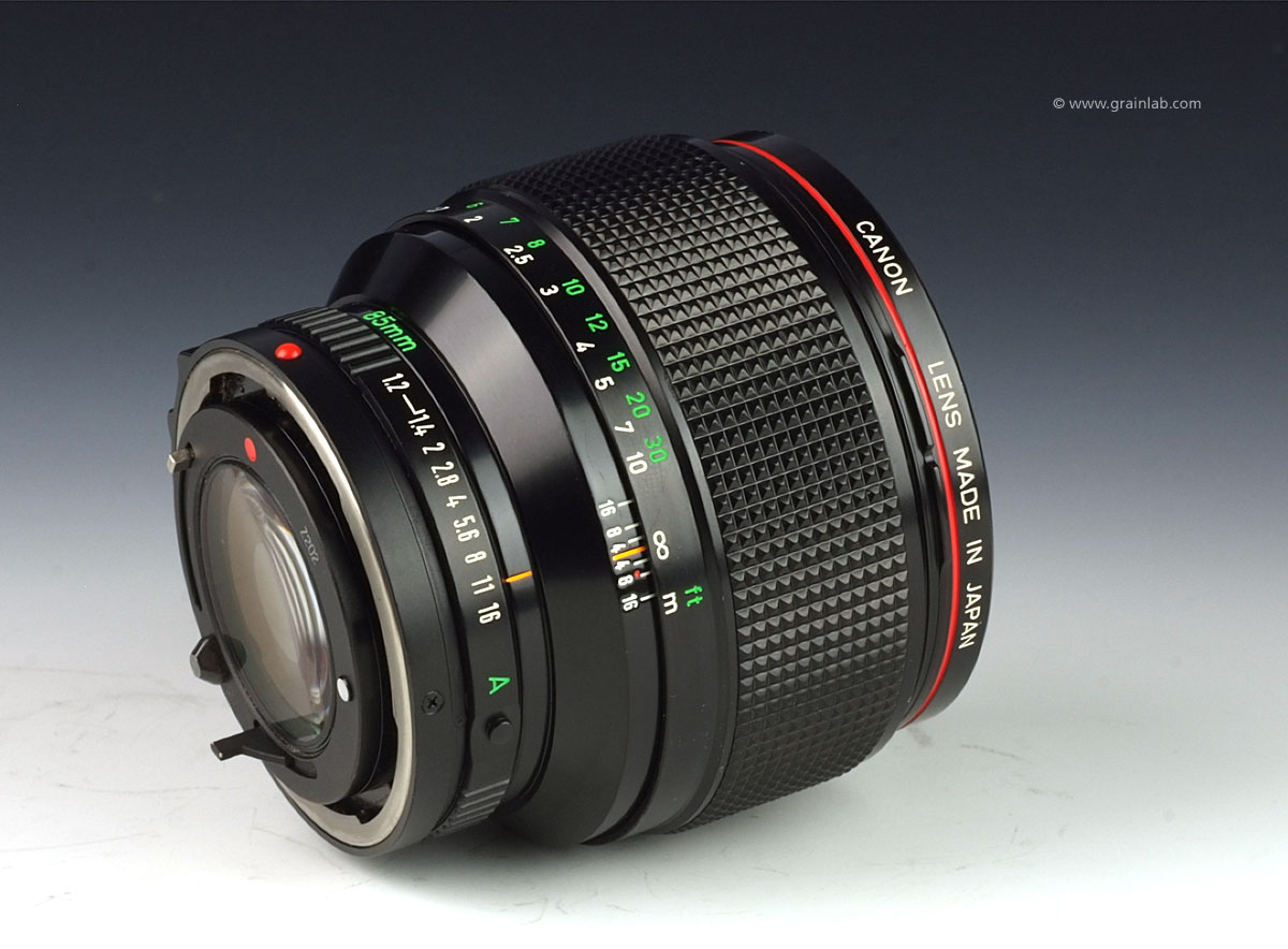 ☆超美品☆ CANON LENS NEW FD 85mm 1.2 L ☆完動品！