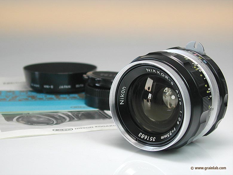 Camera Lenses Manual Focus Nikon 35mm F2 8 Ai Nikon Nikkor-S Auto