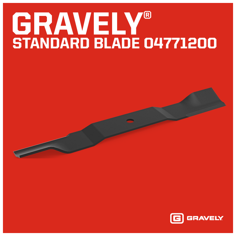 52 in Deck High-Lift Mower Blade ZT X XL IKON XD EDGE - Gravely