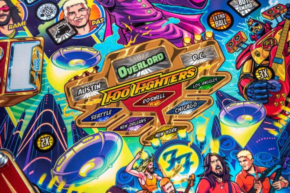 Foo Fighters Premium Edition Pinball Machine | GREATER SOUTHERN