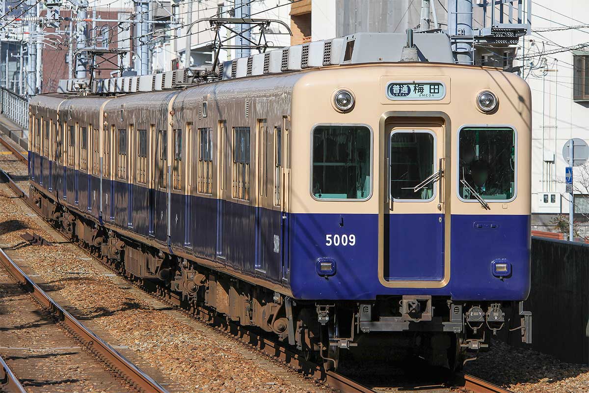 鉄道甲子園(GM製) HS004 阪5001形4両編成セット(動力付き) 阪神5001形