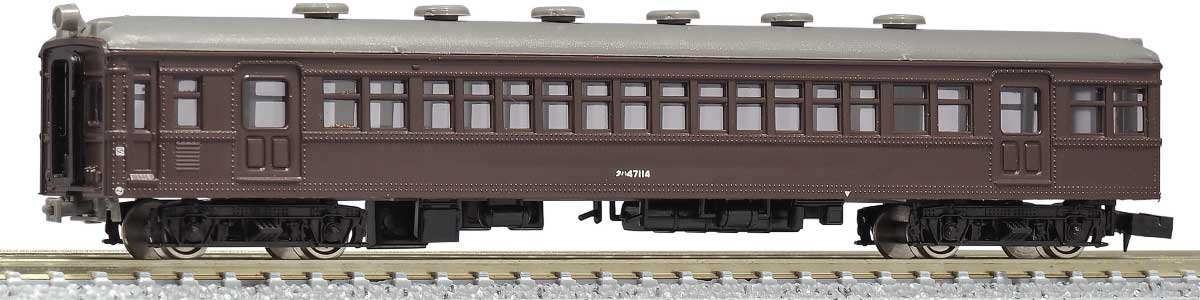 13004＞着色済み クハ47 100形制御車（茶色）｜エコノミーキット｜N