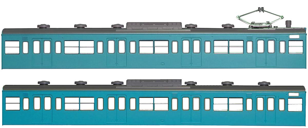 18011＞国鉄（JR）103系＜低運・非ユニット窓・冷改車・スカイブルー