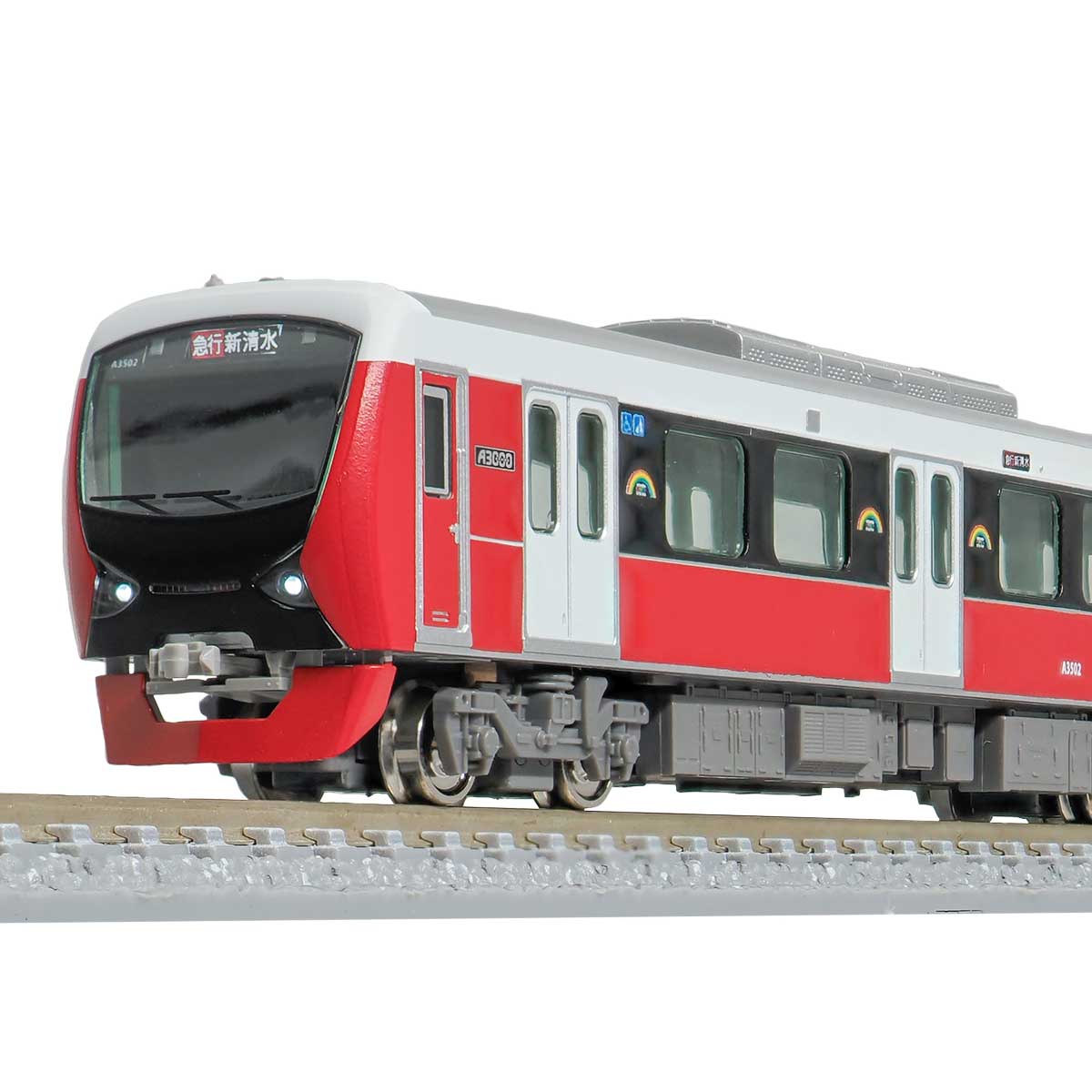 31848＞静岡鉄道A3000形（パッションレッド・新ロゴ）2両編成セット