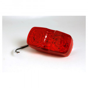47772 - M1 Series LED Clearance Marker Light, Red / Clear