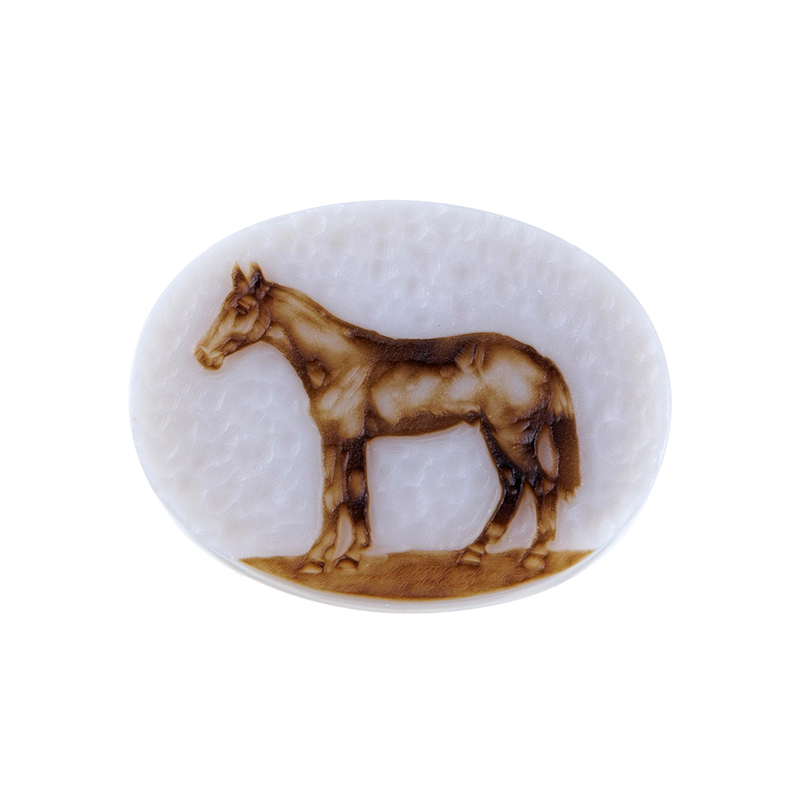 メノウ カメオ ルース オウシ座 牡牛モチーフ 約1.2g 裸石 彫刻 メノウ