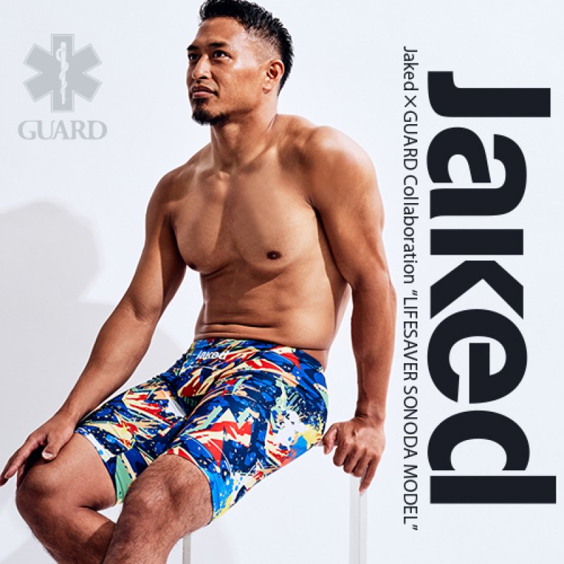 Jaked メンズ練習用競泳水着 園田モデル Magma｜ライフセーバー向け