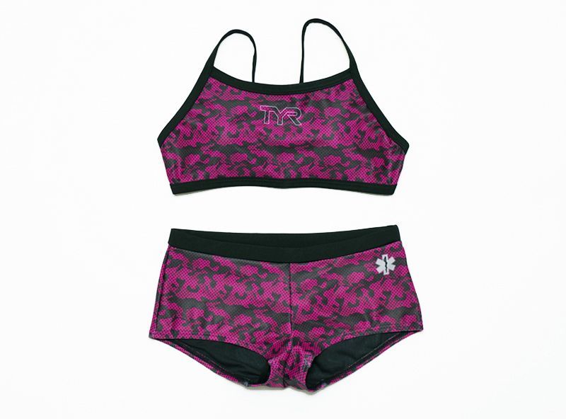 園田モデル (カモフラデザイン ) TYR (ティア) × GUARD 競泳 水着