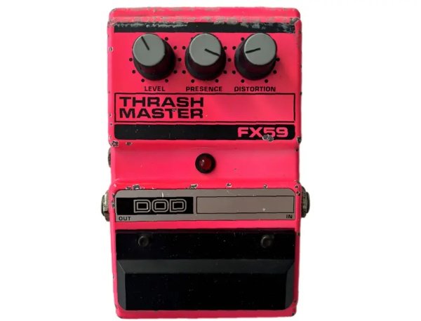 DOD FX59 Thrash Master Distortion Pedal Settings - Guitar Chalk