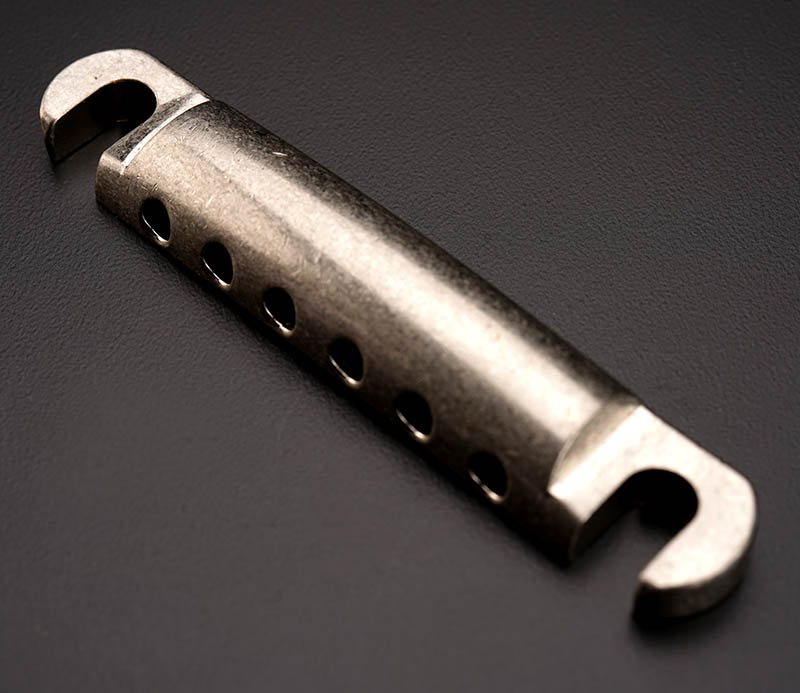 RELIC Aged Chrome Stop Tailpiece with Mounting Studs -RPB07