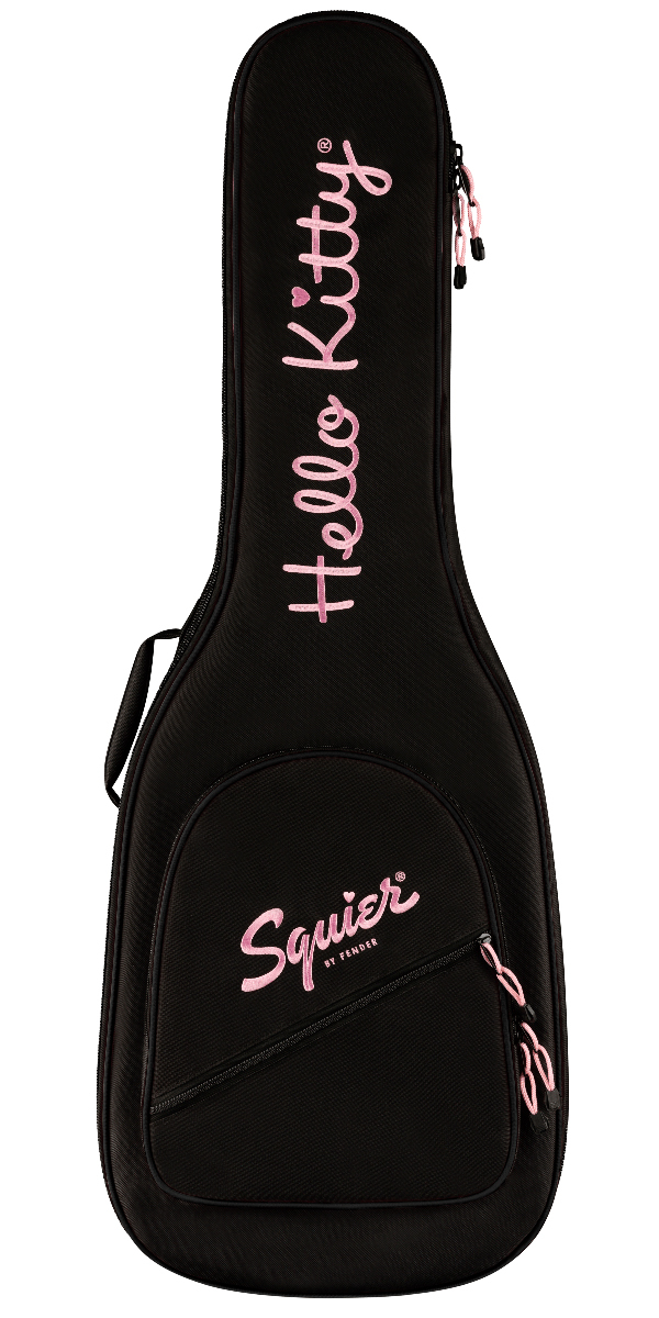 ストラトキャスター ピンク ギグバッグ付き SquierLimited Hello Kitty